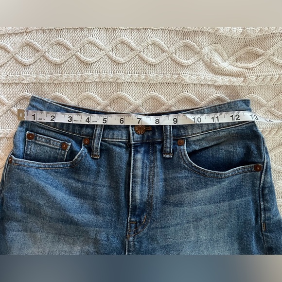 Madewell Medium Wash Denim Cuffed Shorts Women’s Size 26 - Picture 11 of 12